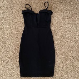 NWOT Bodycon Plunge dress